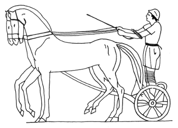 A Greek-style Chariot or arma